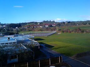 ... yet this was the view out of my office when I got in to work, around 9.10am.