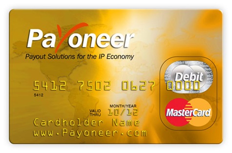 Cara Mendapatkan Kartu Debit Payoneer Gratis