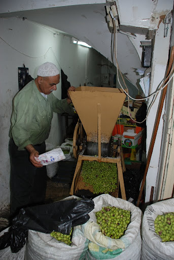 olive cracking machine