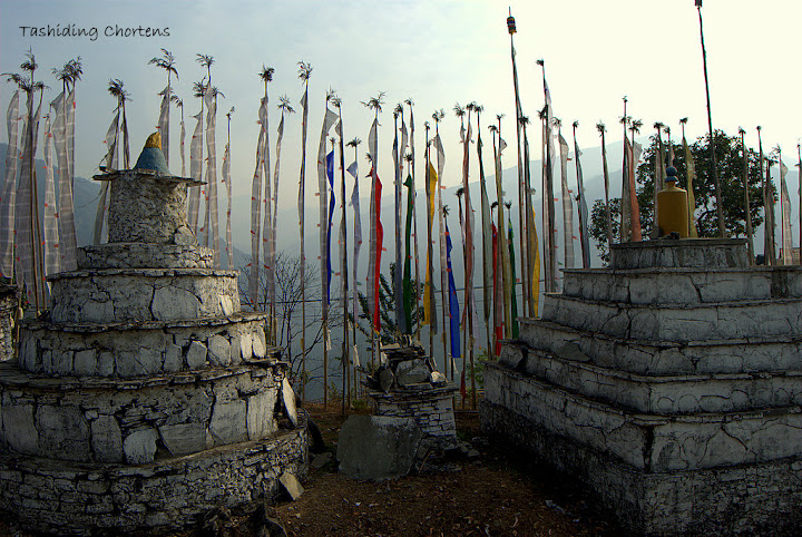 Chortens at Tashiding Chortens at Tashiding