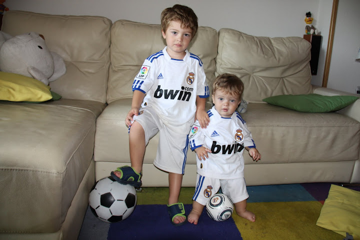 Guille y Yago, con el uniforme de esta temporada.