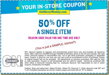 Old Navy Coupon