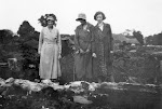 Middle Farm after the fire in 1934.