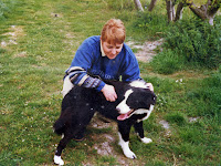 Christine with Stan's dog Rex