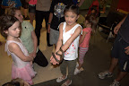Bianka with a smaller snake