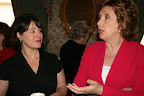 President Mary McAleese with Elaine Bradley, CEO of Volunteering Ireland President Mary McAleese with Elaine Bradley, CEO of Volunteering Ireland