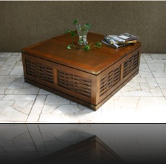 table basse design en bois