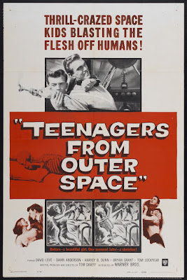 Teenagers from Outer Space (1959, USA) movie poster