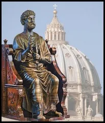 La Cátedra de San Pedro en Roma_