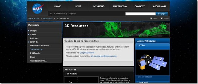 Nasa 3D Multimidia Resource Nasa 3D Multimidia Resource