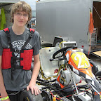 Andrew Perkins stays calm and focused before qualifying session.