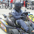 Conner Iseli, first year shifter driver, before driving to podium finish.