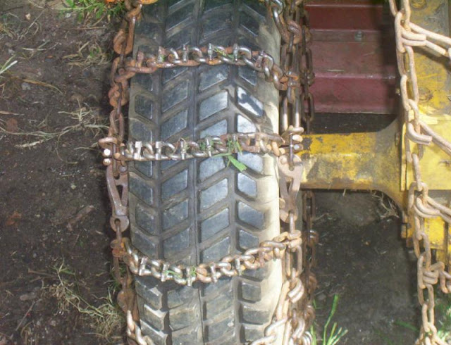 Cadet tire chain size - Farmall Cub