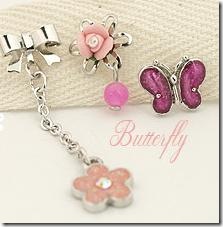 Butterfly and flowers