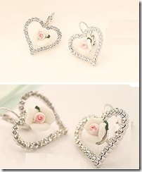 Heart and flower