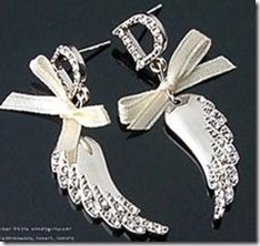 Shiny wings earrings