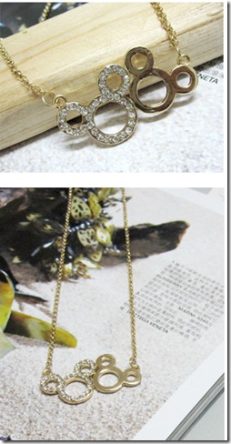 mickey necklace