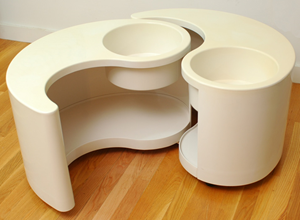 Zen table, white