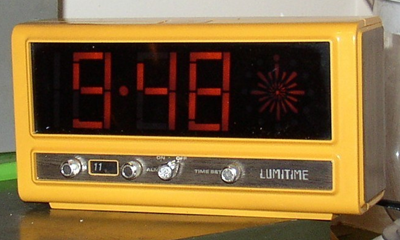 Lumitime model CC-81, yellow