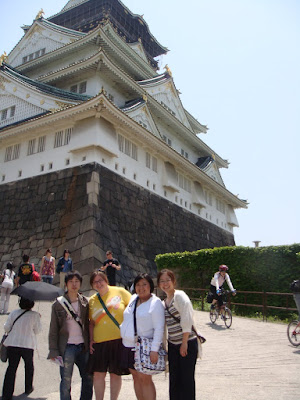 Minoru, Kelsie, Me, & Rika @ Osaka Castle