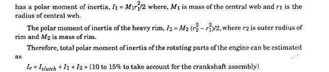 Moment of Inertia of Rotating Parts (Automobile)