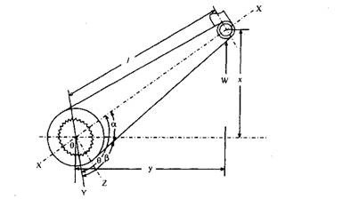 A torsion-bar arm extending upward is shown diagrammatically.
