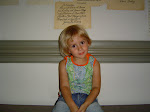 Very naughty Isabella sat on a 700 year old chair at Colonial Williamsburg was removed by security. She looks so innocent.