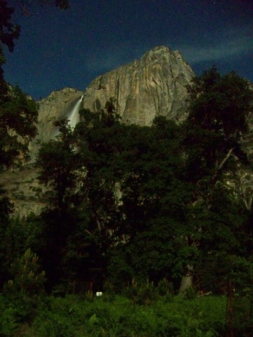 moonlit Yosemite
