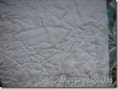 E Cot Quilt closeup of quilting E Cot Quilt closeup of quilting