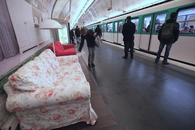 ikea paris2 Ikea amuebla las estaciones de metro de París