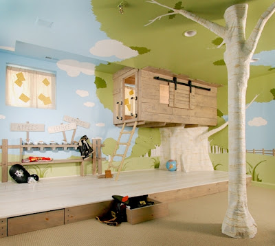 tree house1 Habitación infantil: Dormir en un árbol