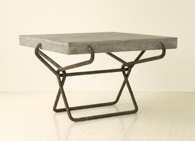 Mesa de hormigón armado strala bartok Mesa de hormigón armado