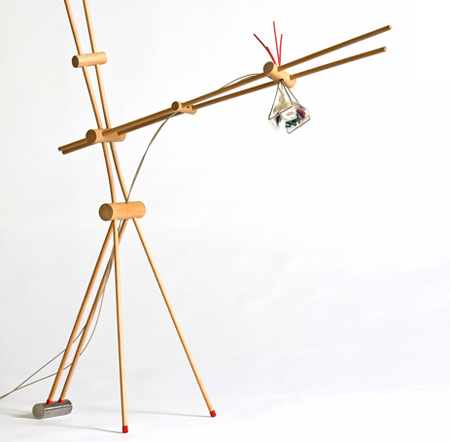 Lámparas con gomas elásticas lampara%20de%20madera Lámparas con gomas elásticas