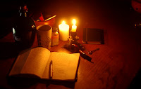 Arbeitsplatz während der Niederschrift von "Versichert". Foto: Norman Liebold.