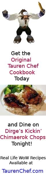 Wrath of the Kitchen King & The Tauren Chef Cookbook!