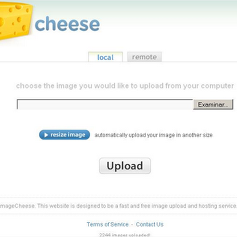 Aloja imágenes con image cheese