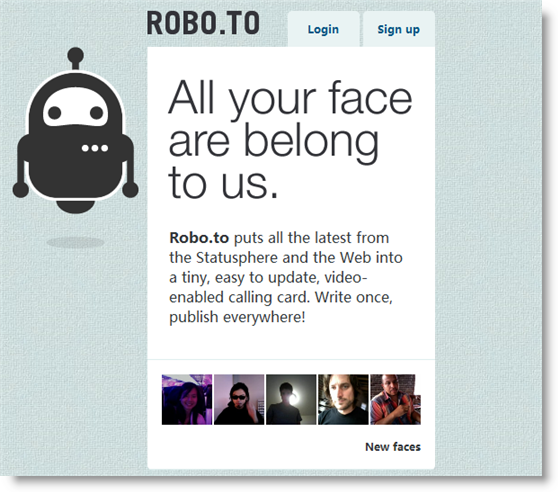 roboto-your-personal-web-business-card