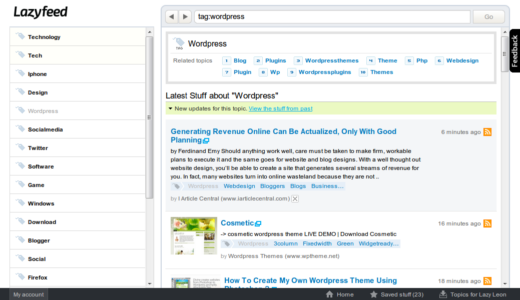 lazyfeed-simple-realtime-rss-reader