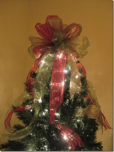 Michaels tree topper bow