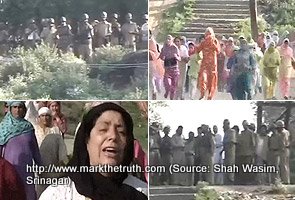 MTT - Occupied Kashmir - Clashes in Batamaloo area of Occupied Kashmir
