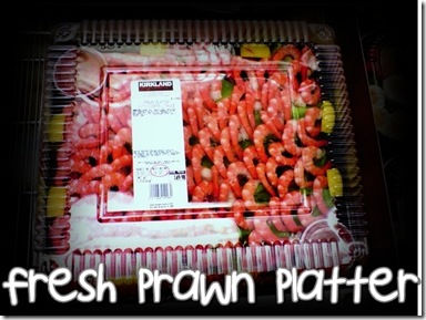 fresh prawn platter