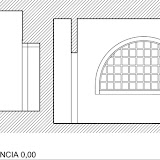 Sanitários Piso 0 - Corte EF