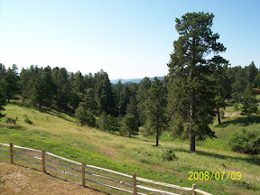 Off our hosts front porch.