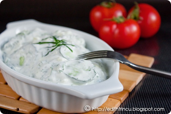 salata de castraveti cu iaurt 1