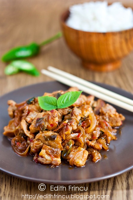 porc picant cu legume