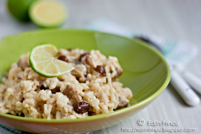 risotto cu ciuperci de padure 2