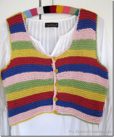 Strikket vest Strikket vest