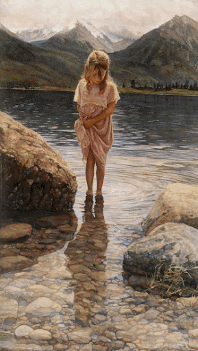 Menina no rio