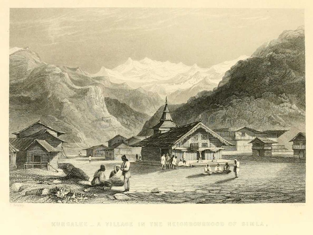 [A Village near Simla, from vol. 3 of The Indian empire by Robert Montgomery Martin, c.1860[2].jpg]