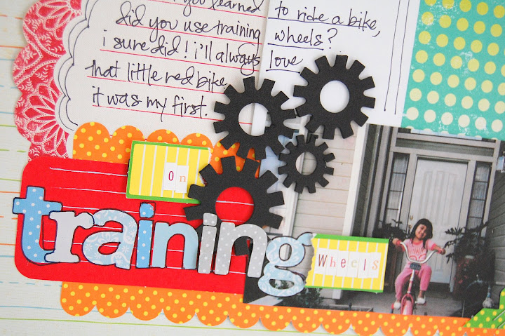 Closeup shot of On Training Wheels